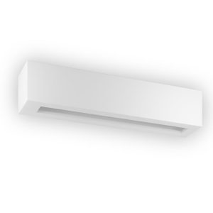 Belfiore 50cm 240V G9 Raw Ceramic Wall Uplight - 11077