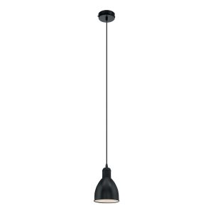 Priddy Industrial 1 Light Pendant Black - 49464