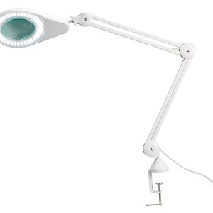 Large LED Magnifiying Equipoise Lamp White - LSX