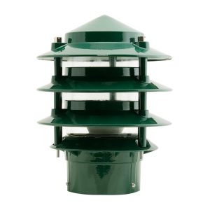 Three Tier Bollard Head Post Top Light Green - 10703