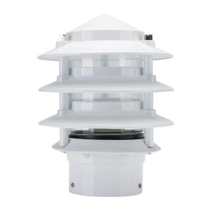 Three Tier Bollard Head Post Top Light White - 10704