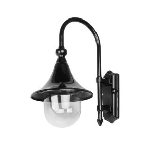 Monaco Downward Wall Light Black - 15807