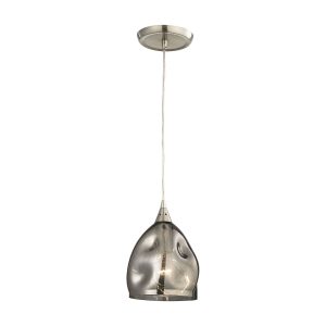 Modern Glass Pendant Black Chrome - Ordito2