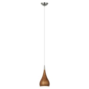 Bell Shape Small Pendant Wood Look - Zara2A