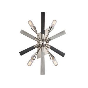 Modern Wall Light Polished Nickel - Sputnik2