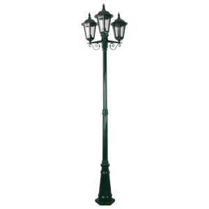 Chester Three Head Tall Post Light Green - 15029