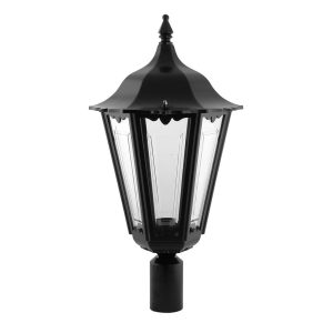 Chester Post Top Light Large Black - 15087