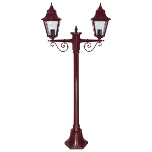 Paris Twin Head Short Post Light Burgundy - 15142