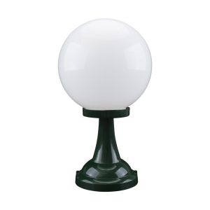 Siena 25cm Sphere Pillar Mount Light Green - 15527