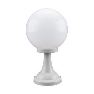 Siena 30cm Sphere Pillar Mount Light White - 15535