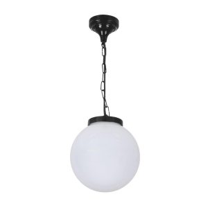 Siena 25cm Sphere Pendant Light Black - 15555