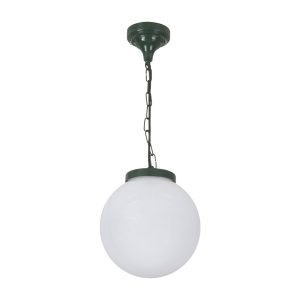 Siena 25cm Sphere Pendant Light Green - 15557