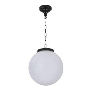 Siena 30cm Sphere Pendant Light Black - 15561