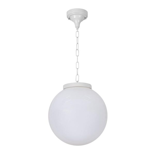 Siena 30cm Sphere Pendant Light White - 15565