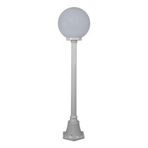 Siena 30cm Sphere Short Post Light White - 15589