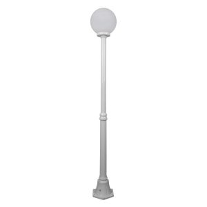 Siena 25cm Sphere Medium Post Light White - 15595