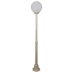 Siena 30cm Sphere Medium Post Light Beige - 15596