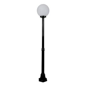 Siena 30cm Sphere Medium Post Light Black - 15597