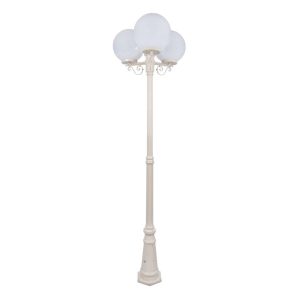 Siena Triple 30cm Spheres Tall Post Light Beige - 15632