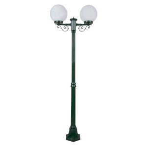 Siena Twin 25cm Spheres Medium Post Light Green - 15653
