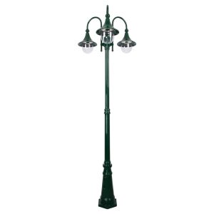 Monaco Triple Head Tall Post Light Green - 15857