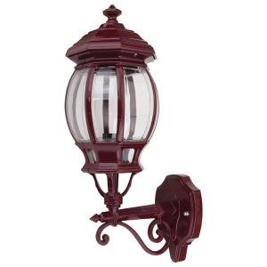 Vienna Upward Wall Light Bungundy - 15886