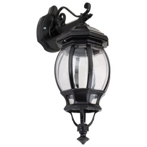 Vienna Downward Wall Light Black - 15891