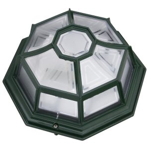 Vienna B22 240V Flush Mount Light Green - 15947