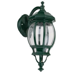 Vienna Curved Arm Downward Wall Light Green - 15965