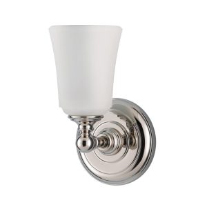 Huguenot Lake 1 Light Wall Light Polished Chrome - FE/HUGOLAKE1BATH