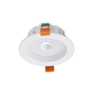 LED Motion Sensor Downlight 10W White Frame / Warm White - Motion1