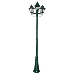 Paris Triple Head Tall Post Light Green - 15173