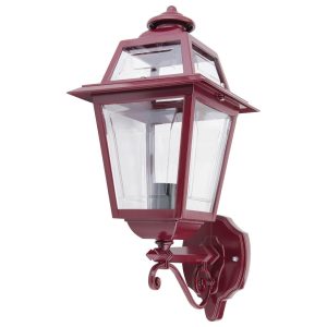 Avignon Upward Wall Light Burgundy - 15196