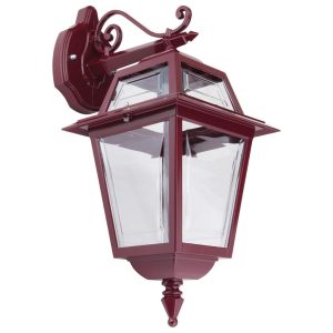 Avignon Downward Wall Light Burgundy - 15202