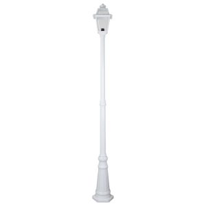 Avignon Single Head Tall Post Light White - 15241