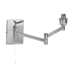 Swing Arm Traditional Wall Light Chrome - PD8163-CH