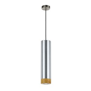 Dakota 5 Watt LED Pendant Aluminium & Oak / Warm White - DAKOTA PE-ALOK