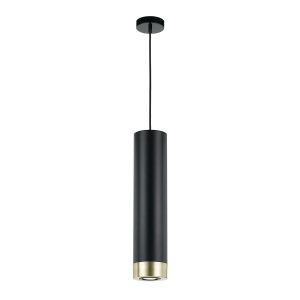 Dakota 5 Watt LED Pendant Black & Brass / Warm White - DAKOTA PE-BKBM