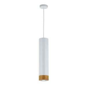 Dakota 5 Watt LED Pendant White & Oak / Warm White - DAKOTA PE-WHOK