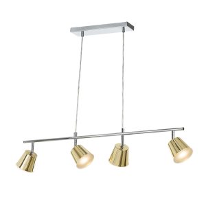 Edrik 20 Watt LED Pendant Brass / Neutral White - EDRIK PE4-PB