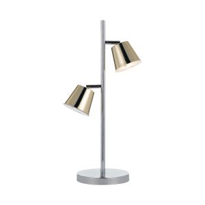 Edrik 10 Watt LED Table Lamp Brass / Neutral White - EDRIK TL2-PB