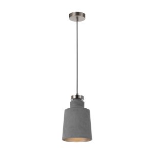 Fredi 1 Light Pendant Small Grey - FREDI PE17-GY