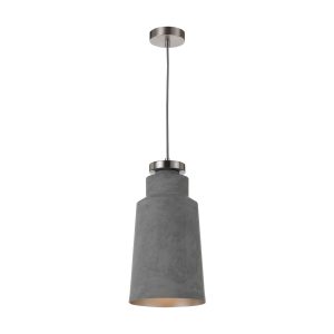 Fredi 1 Light Pendant Medium Grey - Fredi PE20-GY