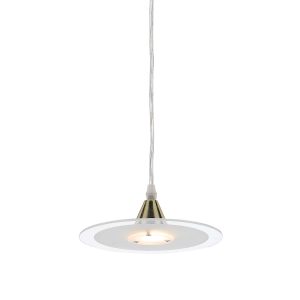 Merlin 5 Watt LED Pendant Small Brass / Cool White - Merlin PE20-PB