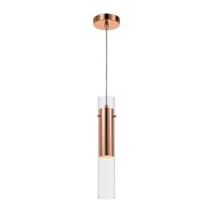 Prefet 4 Watt LED Pendant Copper & Clear / Cool White - Prefet PE-CP