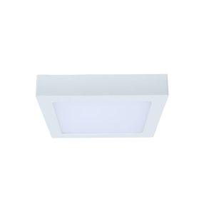 Square 18W LED Dimmable Oyster White / Warm White - Surface9D