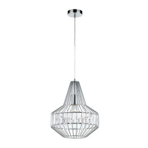 Elmas 1 Light Pendant Small Chrome - ELMAS PE32-CHCL