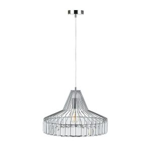 Elmas 1 Light Pendant Large Chrome - ELMAS PE42-CHCL