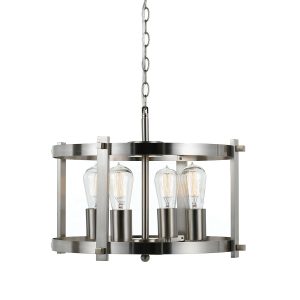 Finley 4 Light Pendant Small Matt Nickel - FINLEY PE46-NK