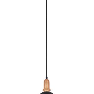 Modern Cylindrical Pendant Black - Horten2